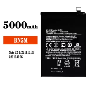 Baterija mobilnega telefona BN5M za Xiaomi Note 12