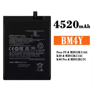 Baterija mobilnega telefona BM4Y za Xiaomi Redmi K40 / Redmi K40 Pro /Poco F3