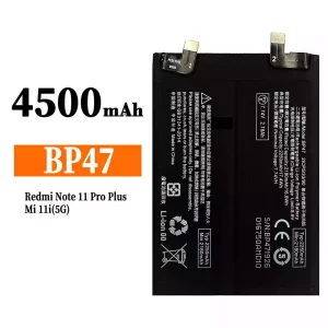 Baterija mobilnega telefona BP47 za Xiaomi Redmi Note 11 Pro Plus / Mi 11i