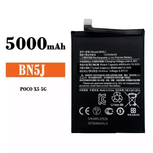 Baterija mobilnega telefona BN5J za Xiaomi POCO X5 5G