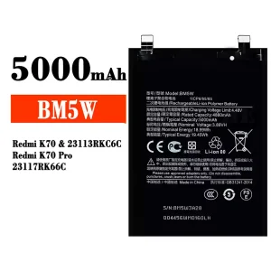 Baterija mobilnega telefona BM5W za Xiaomi Redmi K70 / Redmi K70 Pro