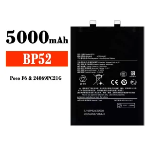 Baterija mobilnega telefona BP52 za Xiaomi Poco F6