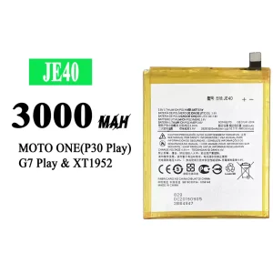 Baterija mobilnega telefona JE40 za Motorola Moto G7 / Moto G7 Play / Moto One / P30 Play