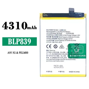 Baterija mobilnega telefona BLP839 za OPPO A95 5G / A94 5G / Reno 5Z 5G / Reno 6Z