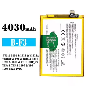 Baterija mobilnega telefona B-F3 za VIVO Y93 / Y91 / Y93s / Y95 / Y90 / Y91C
