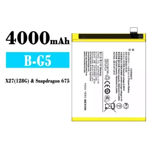 Baterija mobilnega telefona B-G5 za VIVO X27(128G)/ Snapdragon 675