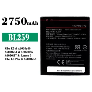 Baterija mobilnega telefona BL259 za Lenovo Vibe K5 / Lemon 3 / Vibe K5 Plus