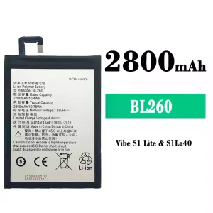 Baterija mobilnega telefona BL260 za Lenovo Vibe S1 Lite