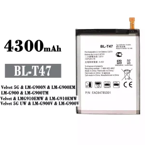 Baterija mobilnega telefona BL-T47 za LG Velvet 5G