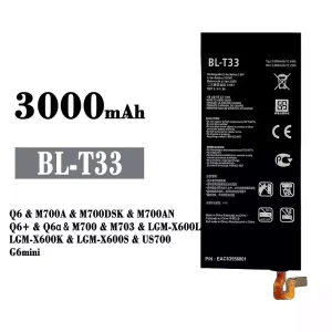 Baterija mobilnega telefona BL-T33 za LG Q6 /Q6+ /Q6a /G6mini