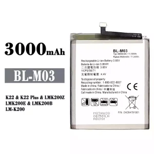 Baterija mobilnega telefona BL-M03 za LG K22 / K22 Plus