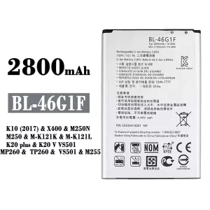 Baterija mobilnega telefona BL-46G1F za LG K10 (2017) / K20 plus