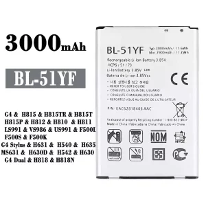 Baterija mobilnega telefona BL-51YF za LG G4 /G4 Stylus / G4 Dual
