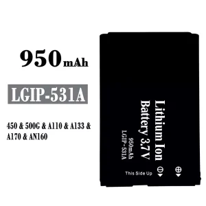 Baterija mobilnega telefona LGIP-531A za LG 450/500G/A110/A133/A170/AN160
