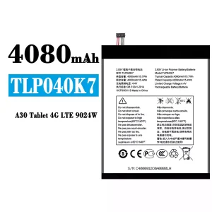 Baterija mobilnega telefona TLP040K7 za Alcatel A30 Tablet 4G LTE 9024W