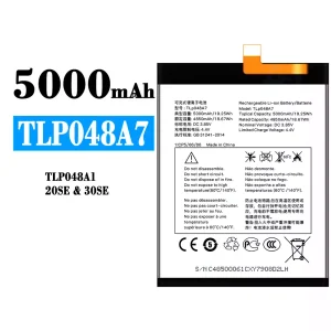 Baterija mobilnega telefona TLP048A7 TLP048A1 za Alcatel 20SE/30SE