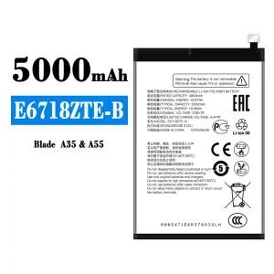 Baterija mobilnega telefona E6718ZTE-B za ZTE BLADE A35/A55