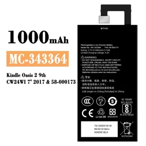 Baterija mobilnega telefona MC-343364 za Amazon Kindle Oasis 2 9th /58-000173