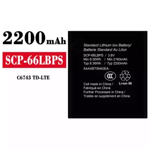 Baterija mobilnega telefona SCP-66LBPS za Kyocera C6743 TD-LTE