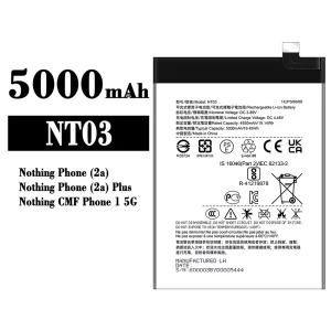 Baterija mobilnega telefona NT03 za Nothing Phone 1 5G/2a/2a Plus