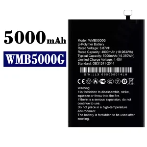 Baterija mobilnega telefona WMB5000G za WALTON