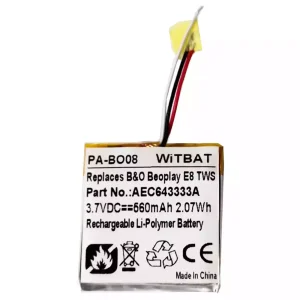 Baterija za slušalke B&O B'eoplay E8, Be'oplay E8 TWS Case,AEC643333A