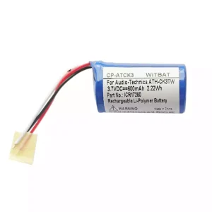 Baterija za slušalke Audio-Technica ATH-CK3TW polnilno ohišje,ICR17280