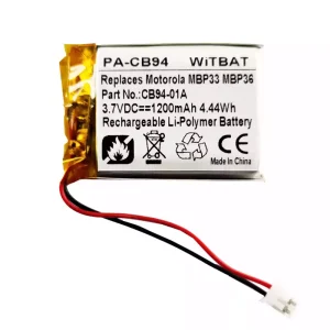 Baterija za zvočnik Motorola Sonic Play 100,MBP33,MBP36,CB94-01A