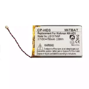 Originalna baterija za SONY NW-A2000 NW-HD3 NW-HD2
