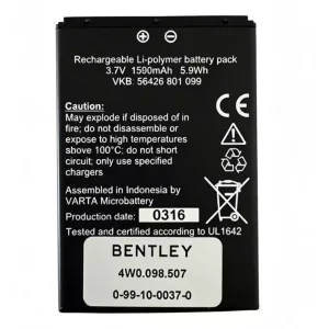 Originalna baterija za BENTLEY 56426 801 099,4W0.098.507